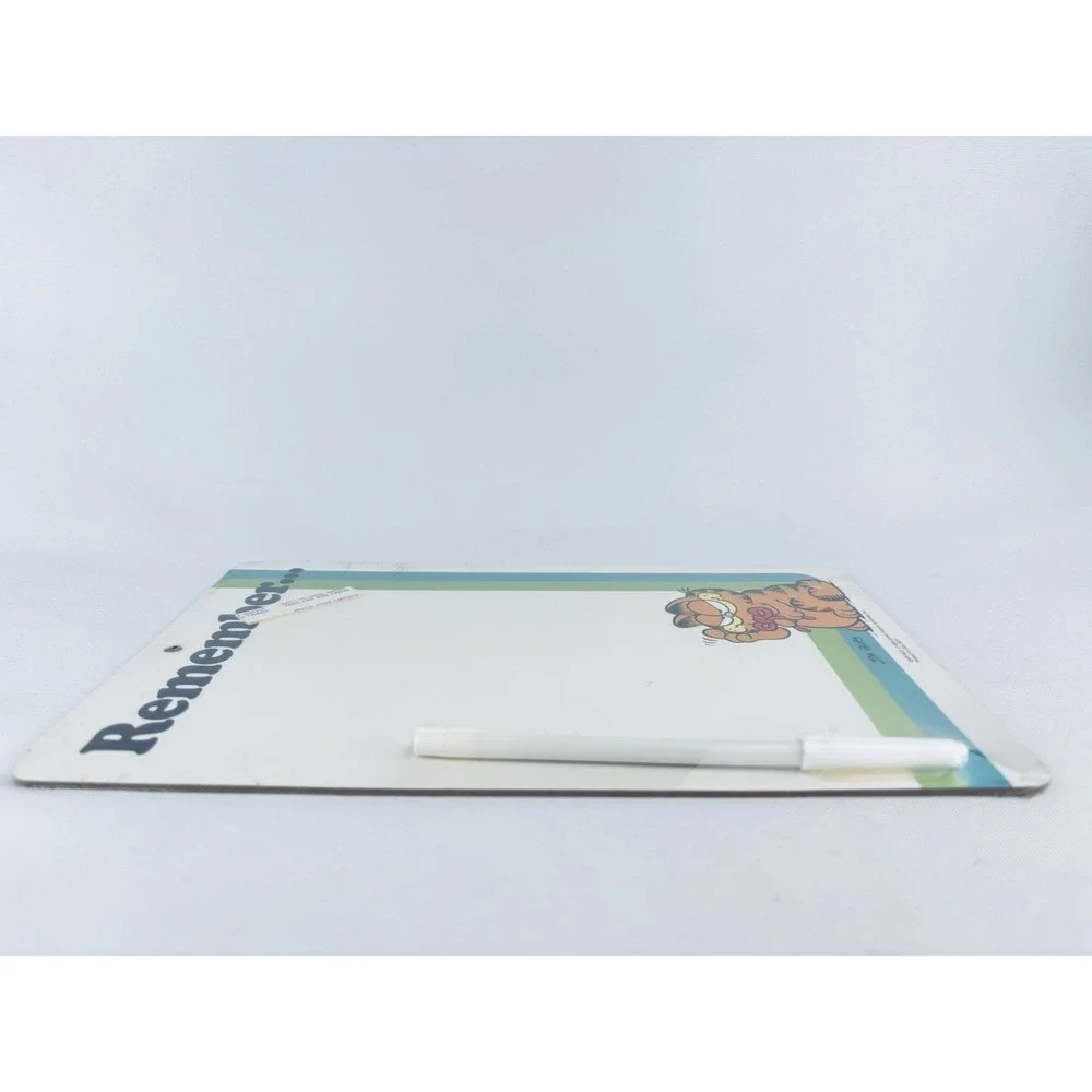 Vintage GARFIELD Remember 1978 Memo Wipe Off Erase Board Webway NOS Sealed‎